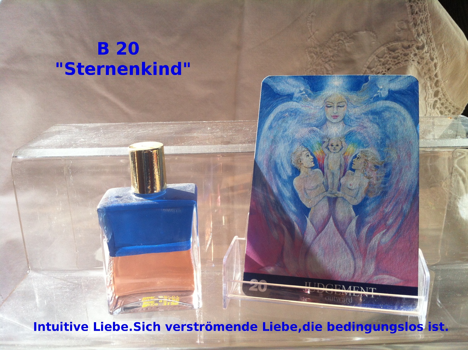 B 20  Blau/Rosa